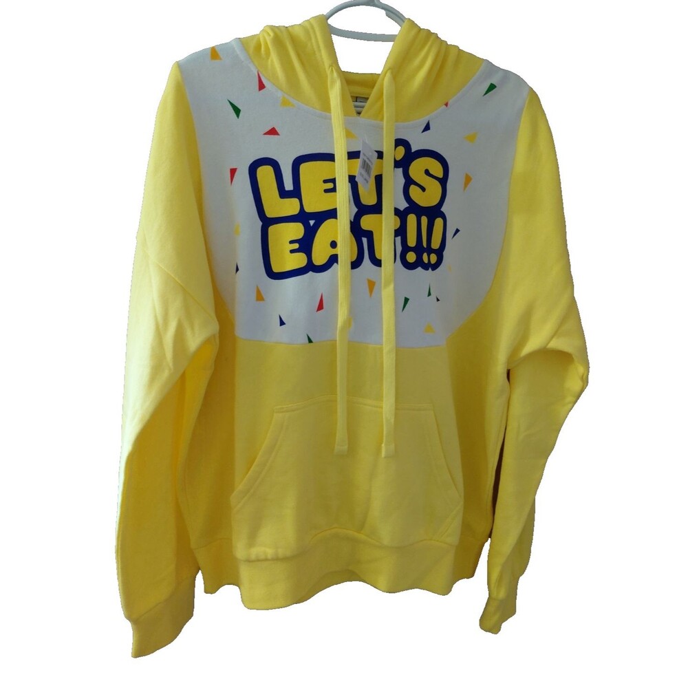 NEW Official Five Nights At Freddy's Chika Hoodie Adult Size L "Let's Eat!" NWT
